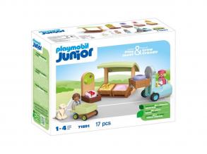 Playmobil 1.2.3: Bio piaci bódé és targonca - 71691 Playmobil 1.2.3: Bio piaci bódé és targonca - 71691