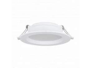LED panel , süllyesztett , 6W , kerek , fehér , 11.7 cm , meleg fehér , műanyag , EGLO , ECO RANGE , IDUN-E , 74103