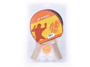 Pingpong játékszett labdával és ütőkkel