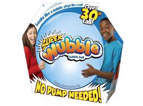 Super Wubble buboréklabda kék színben 75cm