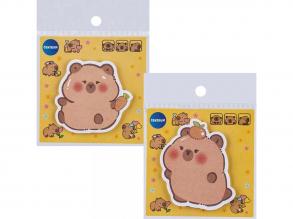 Capybara Öntapadós jegyzettömb 80x80mm 30 lapos többféle 1db