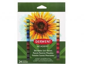 Derwent Academy 24 db puha pasztell kréta készlet