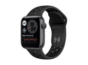 Apple Watch 6 GPS-es 40mm asztroszürke alumíniumtok antracit/fekete Nike sportszíjas okosóra