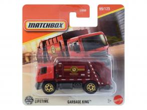 Matchbox: Garbage King piros kisautó 1/64 - Mattel