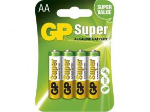 GP Super alkáli 15A ceruza (AA) elem 4db/bliszter