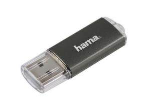 Hama 90983 USB 2.0 "Laeta" 16GB 10MB/s szürke Flash Drive
