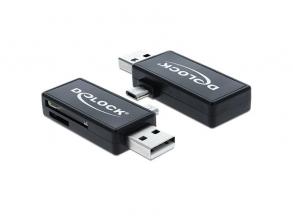 Delock 91731 Delock micro USB /USB A OTG kártyaolvasó