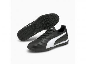 King Pro 21 Tt Puma unisex fekete/fehér színű salakra való focicipő