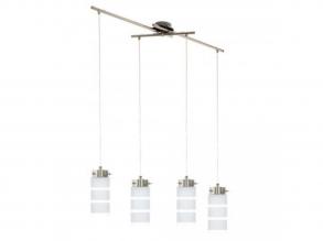 EGLO , 93543 , OLVERO , függesztett lámpa , GX53 , 4X7W , IP20 , fehér, átlátszó