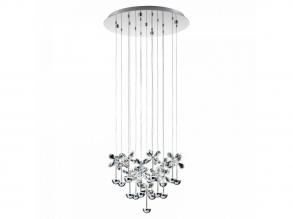 EGLO , 93662 , PIANOPOLI , függeszték , 3000 K , LED , 15X2,5W , IP20 , átlátszó