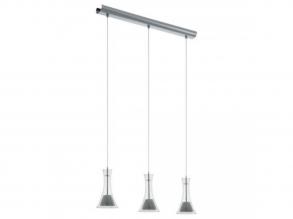 EGLO , 93793 , MUSERO , függesztett lámpa , 3000 K , LED , 3X5,4W , IP20 , átlátszó