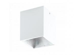 LED lámpatest , mennyezeti , spot , négyzet , 3.3W , meleg fehér , fehér , ezüst , EGLO , POLASSO , 94499