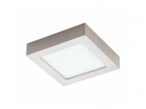 LED panel , 12W , falon kívüli , négyzet , meleg fehér , nikkel keret , EGLO , FUEVA , 94524