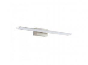 LED lámpatest , tükörvilágítás , 9.6 Watt , 60.5 cm , természetes fehér , matt nikkel , IP44 , EGLO , TABIANO , 94615