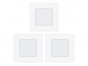 3x2,7W fehér LED telepítve 8,5cm szögell Fueva