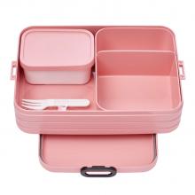 Mepal Bento ételtartó doboz szett evőeszközzel, rózsaszín
