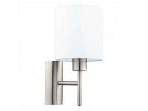 LED lámpatest , fali , E27-es foglalatú , textil , fehér , fehér , EGLO , PASTERI , 94924