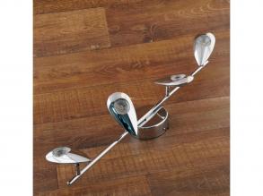 LED fal/mennyezeti 4x3,3 W króm Pedregal