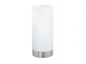 Asztali lámpa E27 1x60W mnikkel/fehérDamasco