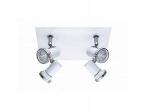 LED lámpatest , mennyezeti , spot , 4 x 3 Watt , meleg fehér , üveg , fehér , IP44 , EGLO , TAMARA 1 , 95995