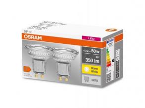 LED lámpa , égő , szpot , GU10 , 2 x 4.3W , meleg fehér , LEDVANCE (OSRAM)