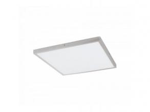 LED panel , 25W , falon kívüli , négyzet , 50 cm , meleg fehér , nikkel keret , EGLO , FUEVA , 97274
