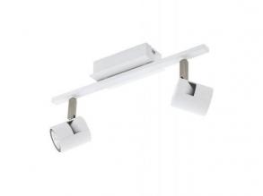 Eglo 97507 Fali/mennyezeti lámpa GU10LED 2x5W fehér/matt nikkel VERGIANO