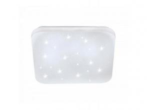 LED lámpatest , mennyezeti/fali , négyzet , kristály hatású , 17.3W , meleg fehér , EGLO , FRANIA-S , 97882