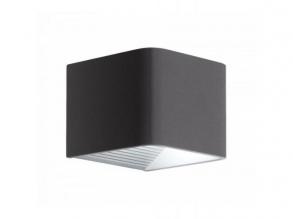 Led lámpatest , oldalfali, 6 Watt , meleg fehér , antracit , kültéri , IP44 , EGLO , DONINNI, 98269