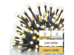 Led fényfüzér , sorolható , beltéri/ kültéri , 100 led , 10 m , villogó , időzíthető , IP44 , standard