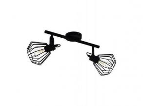 LED lámpatest , fali , spot , 2x40W E27 , fekete , EGLO , TABILLANO , 98763