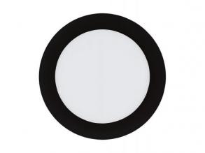 LED panel , süllyesztett , 16.5W , CCT , dimmelhető , 21.6 cm , kerek , fekete , IP44 , EGLO Connect.Z , Zigbee , FUEVA-Z , 9884