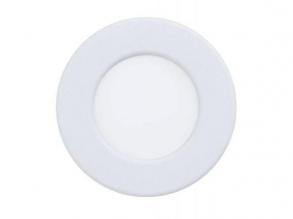 Süllyesztett LED spot lámpa 2,7 W, melegfehér, 8,6 cm, fehér színű (Fueva)