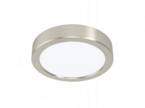 LED panel , 10.5W , falon kívüli , kerek , meleg fehér , matt nikkel , EGLO , FUEVA 5 , 99218