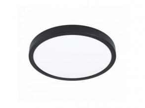 LED panel , 20W , falon kívüli , kerek , meleg fehér , fekete keret , EGLO , FUEVA 5 , 99224