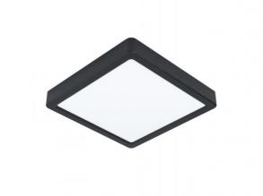 LED panel , 16.5W , falon kívüli , négyzet , meleg fehér , fekete keret , EGLO , FUEVA 5 , 99244