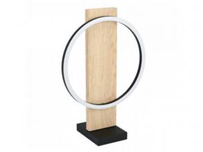 LED lámpa , asztali , 12W , meleg fehér , fa , barna , EGLO , BOYAL LED , 99469