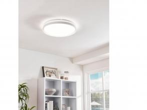EGLO , 99779 , SELUCI , mennyezeti lámpa , 3000 K 6500 K , LED , 4X10W , Yes , IP20 , fehér, átlátszó